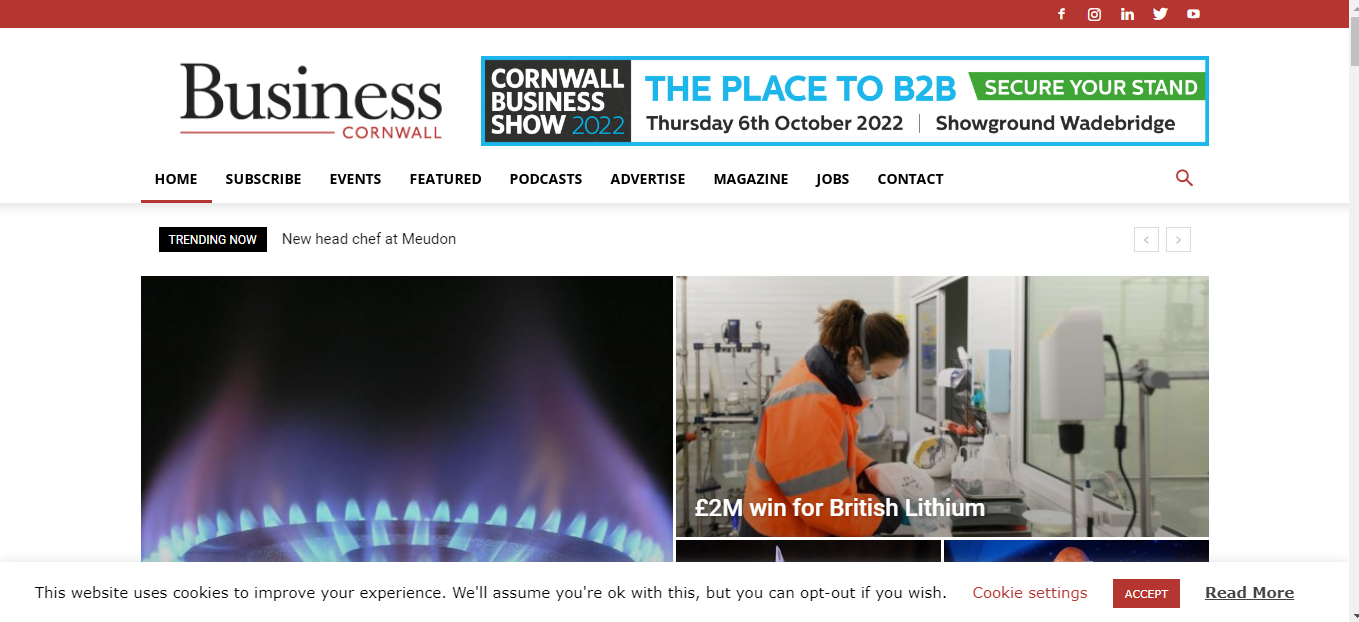 Business Cornwall Magazine