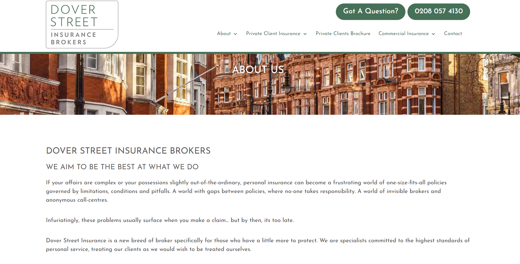 DOVER STREET INSURANCE BROKERS