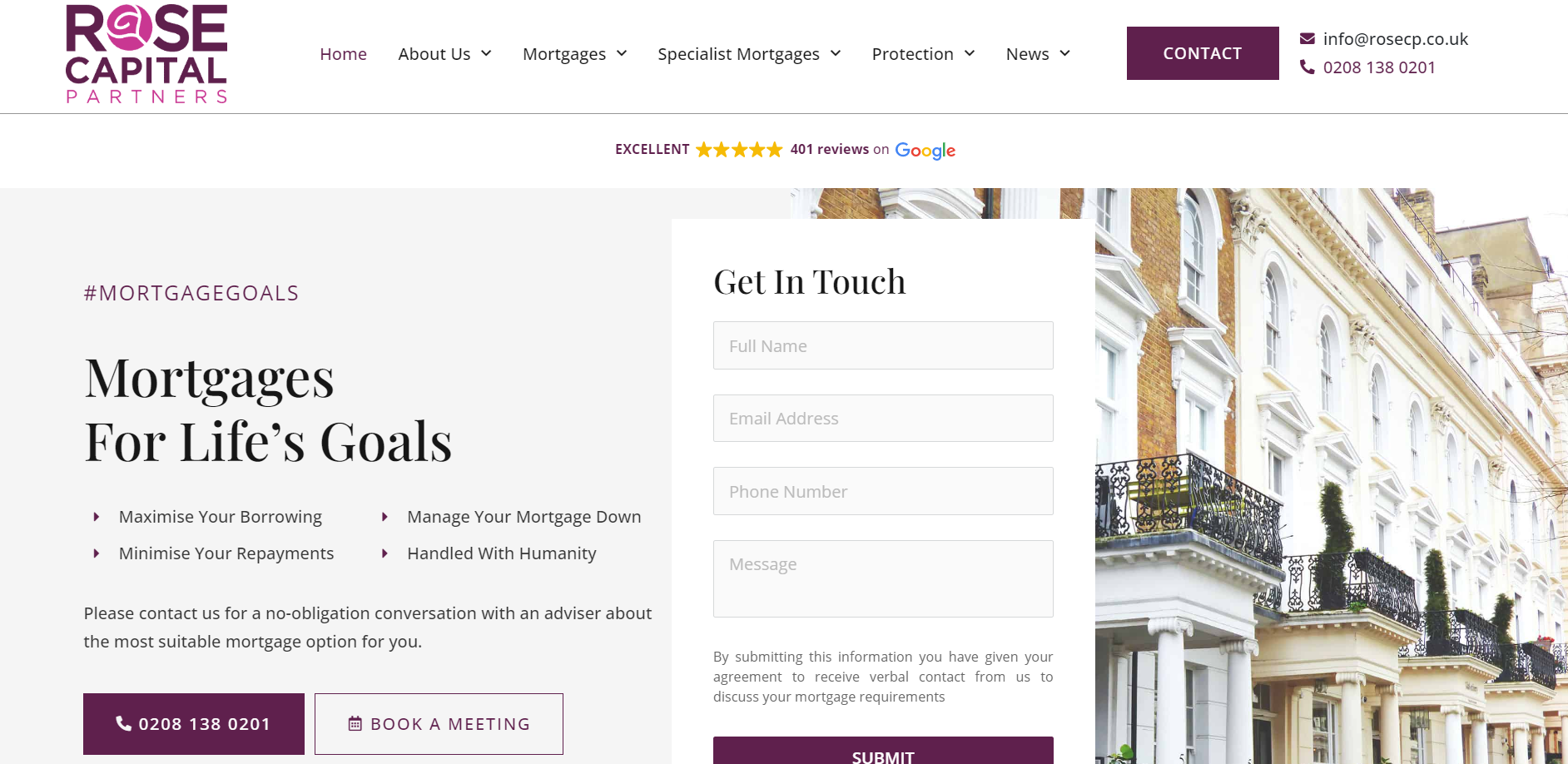 Rose Capital Partners - Mortgage Advisors London