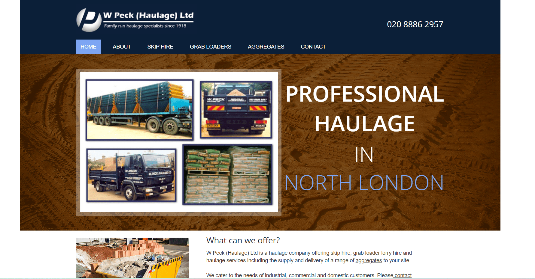 W Peck Haulage Ltd