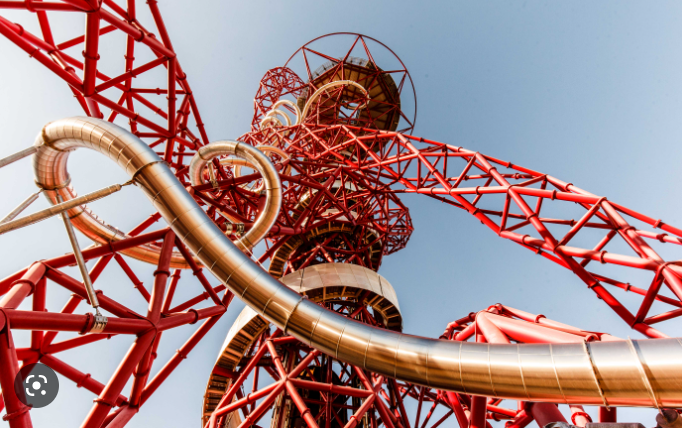 Ride the slide at ArcelorMittal Orbit