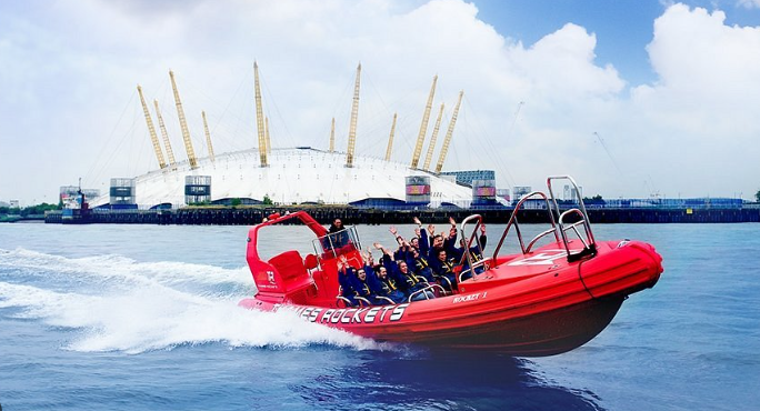 Take a speedboat down the Thames